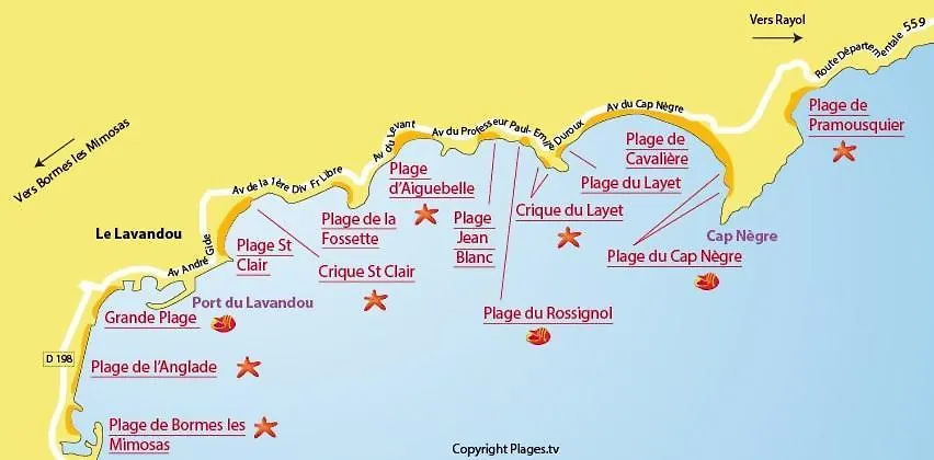 MAZET DE LA MER 54M2 LAVANDOU 100M PLAGE avec PISCINE Le Lavandou Appartement